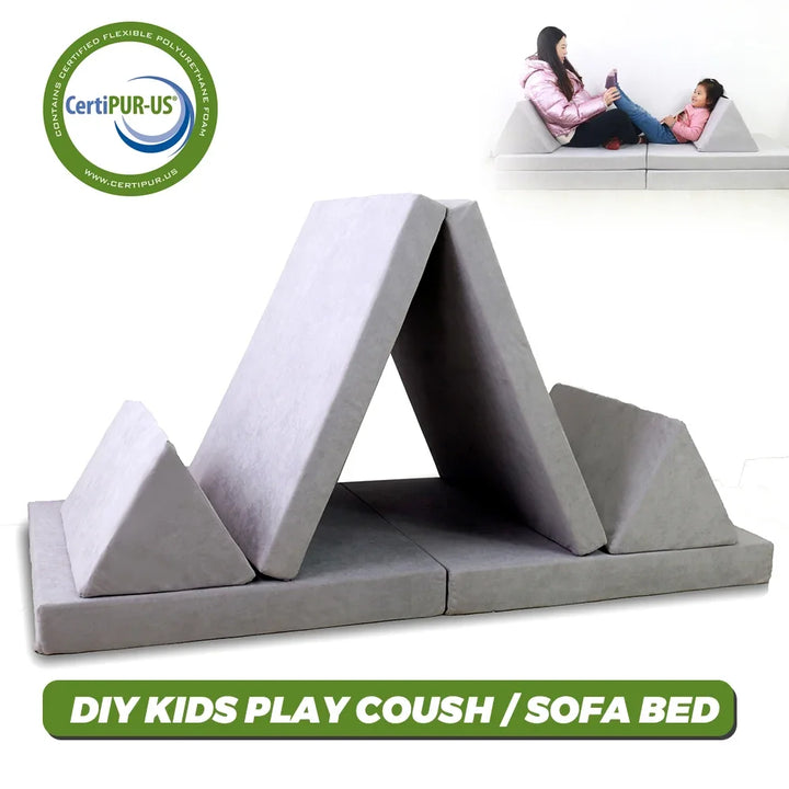 Factory Price Children's Sofas Play Couch Nugget Couches  Kids Sofa Building Toy Sofa Foam Couch