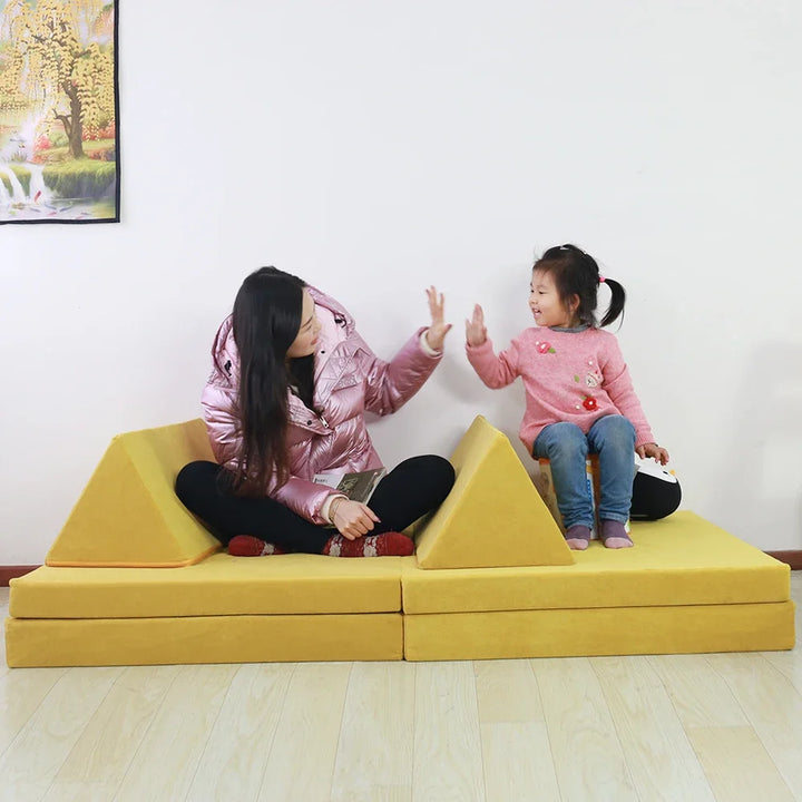 Factory Price Children's Sofas Play Couch Nugget Couches  Kids Sofa Building Toy Sofa Foam Couch