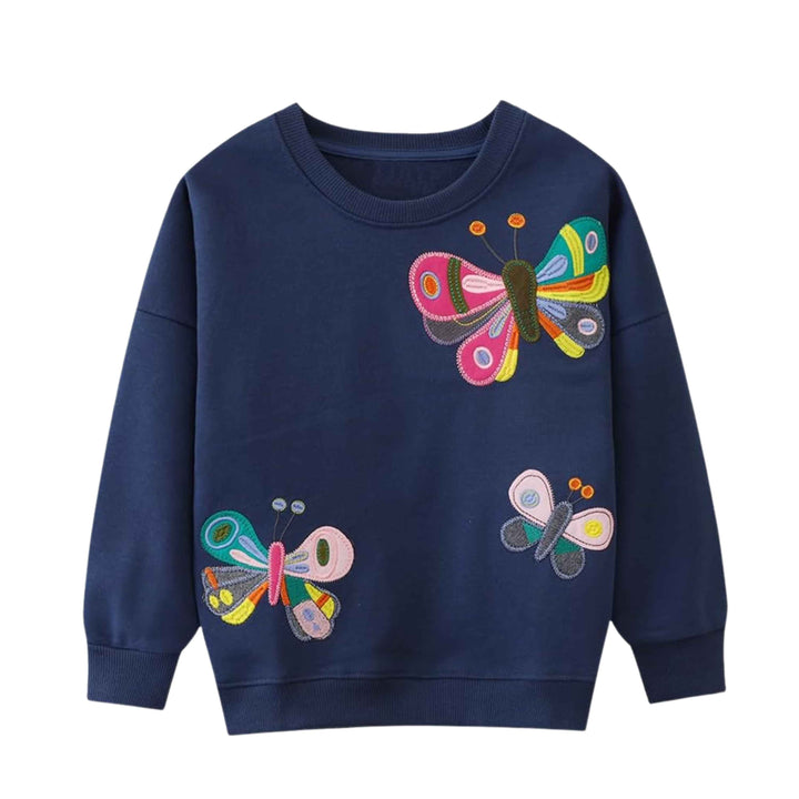 Girls Jumpers Unicorn Cotton Crew Long Sleeved Toddler